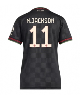 Billige Fotballdrakt Bayern Munich Nicolas Jackson #11 Replika Tredjedrakt Dame 2025-26 Kortermet Billige Fotballdrakt Bayern Munich Nicolas Jackson #11 Replika Tredjedrakt Dame 2025-26 Kortermet